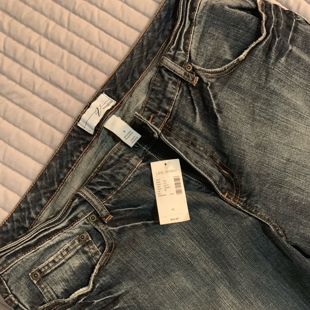 Wide-leg Crop Denim